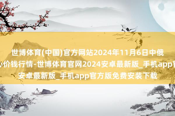 世博体育(中国)官方网站2024年11月6日中俄国外农家具往来中心价钱行情-世博体育官网2024安卓最新版_手机app官方版免费安装下载