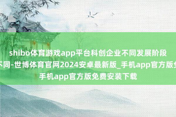 shibo体育游戏app平台科创企业不同发展阶段靠近的风险不同-世博体育官网2024安卓最新版_手机app官方版免费安装下载