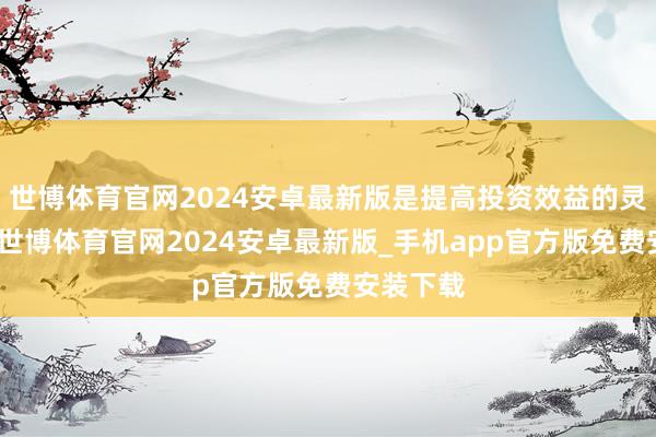 世博体育官网2024安卓最新版是提高投资效益的灵验路线-世博体育官网2024安卓最新版_手机app官方版免费安装下载